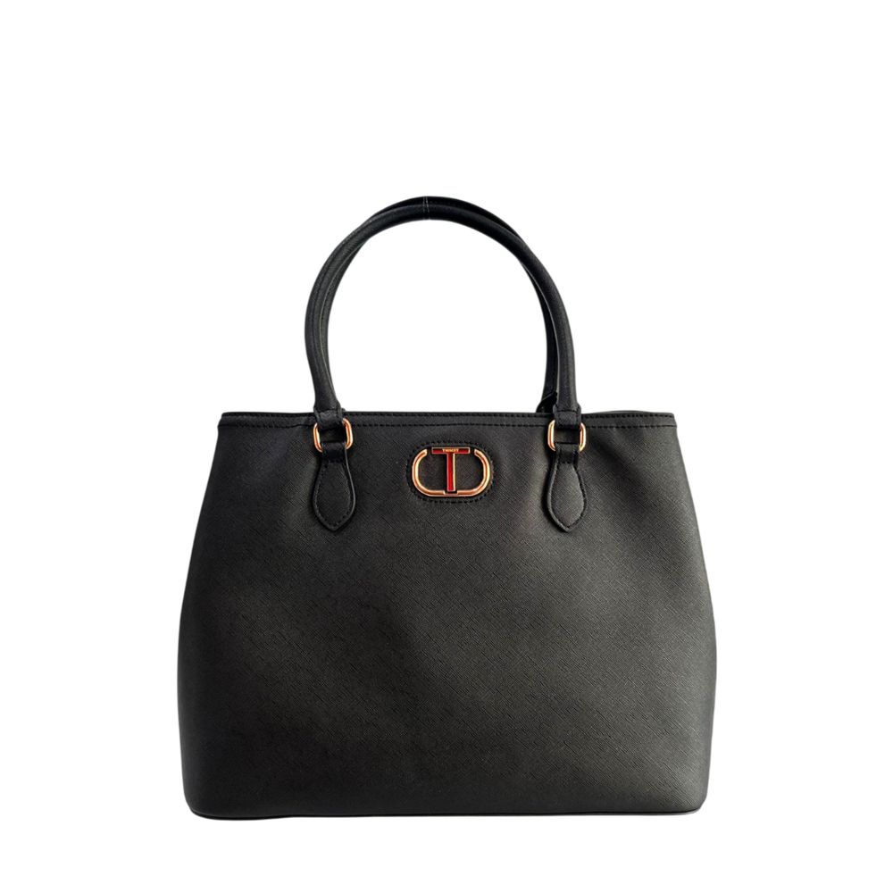 Yellow Polyurethane Women Shoulder Bag