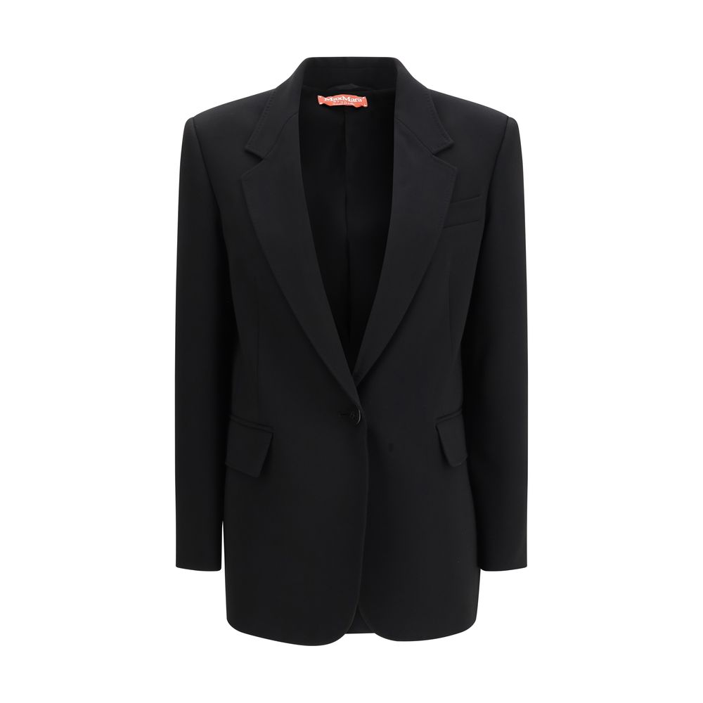 Black Triacetate Blazer