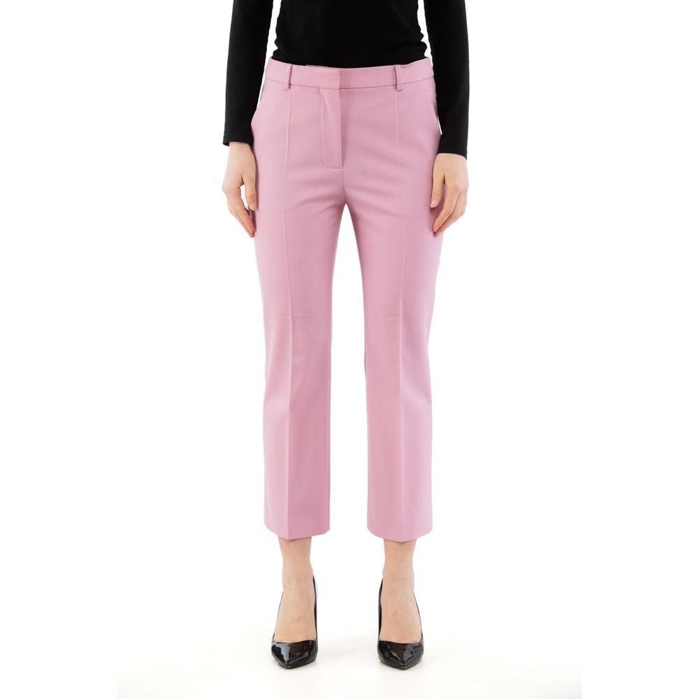 Multicolor Polyester Casual Pants