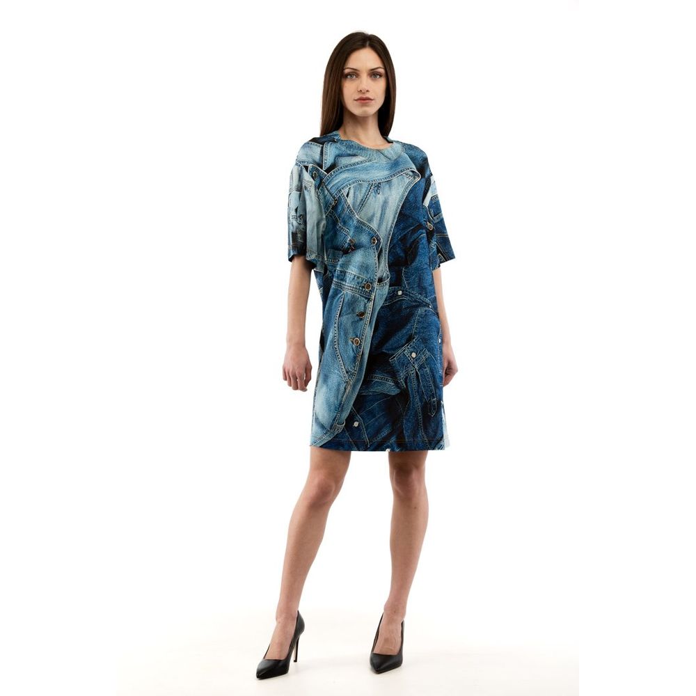 Multicolor Viscose Casual Dress