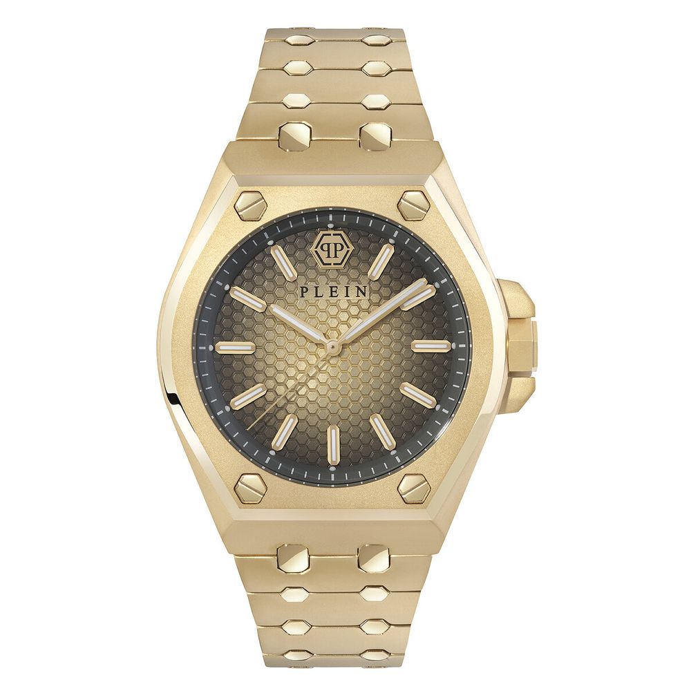 Gold Stainless Steel Dress Watch