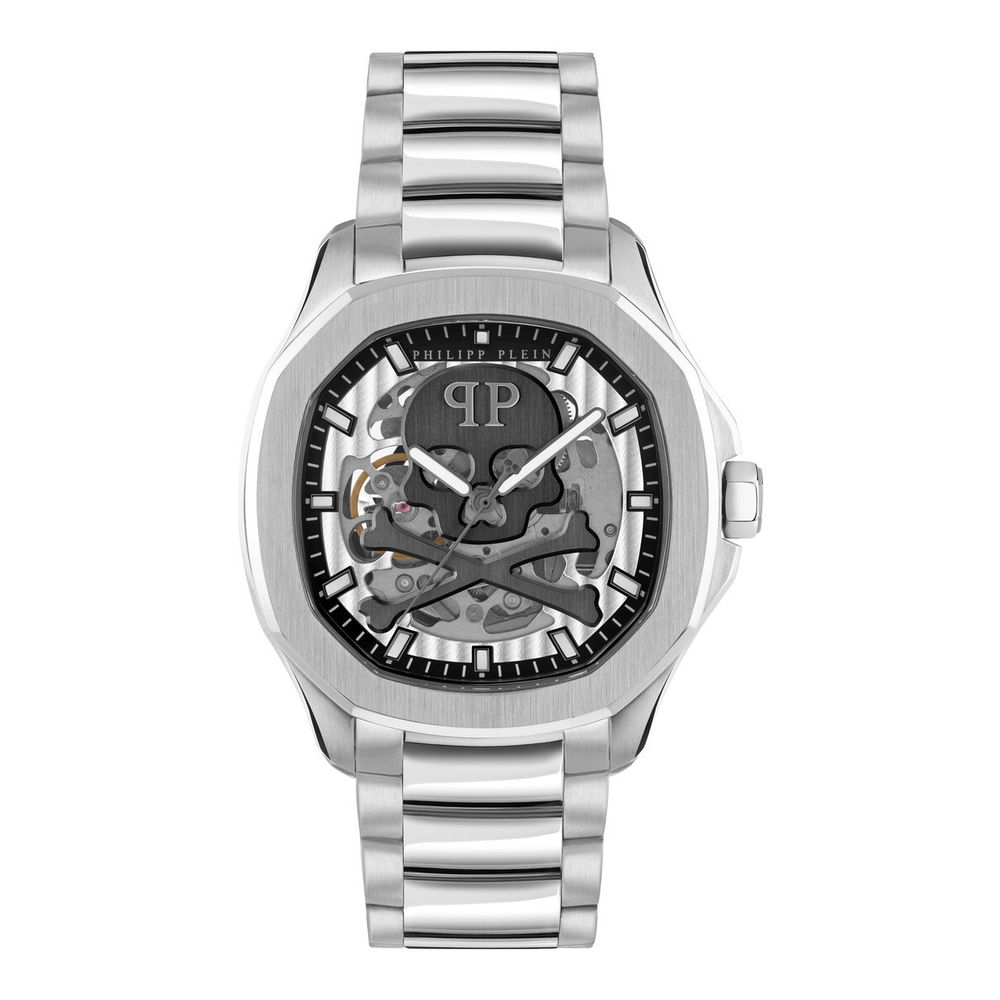 Gray Stainless Steel Dress Watch