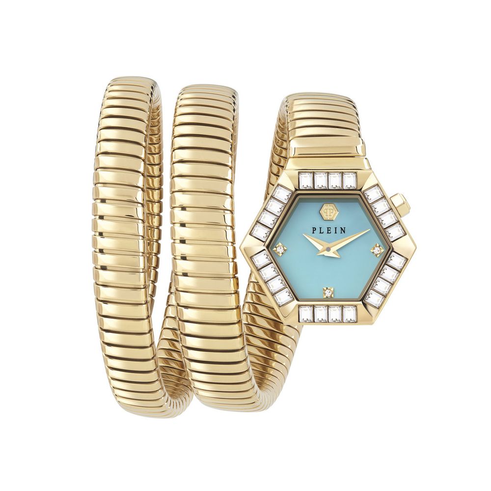 Gold Stainless Steel Dress Watch