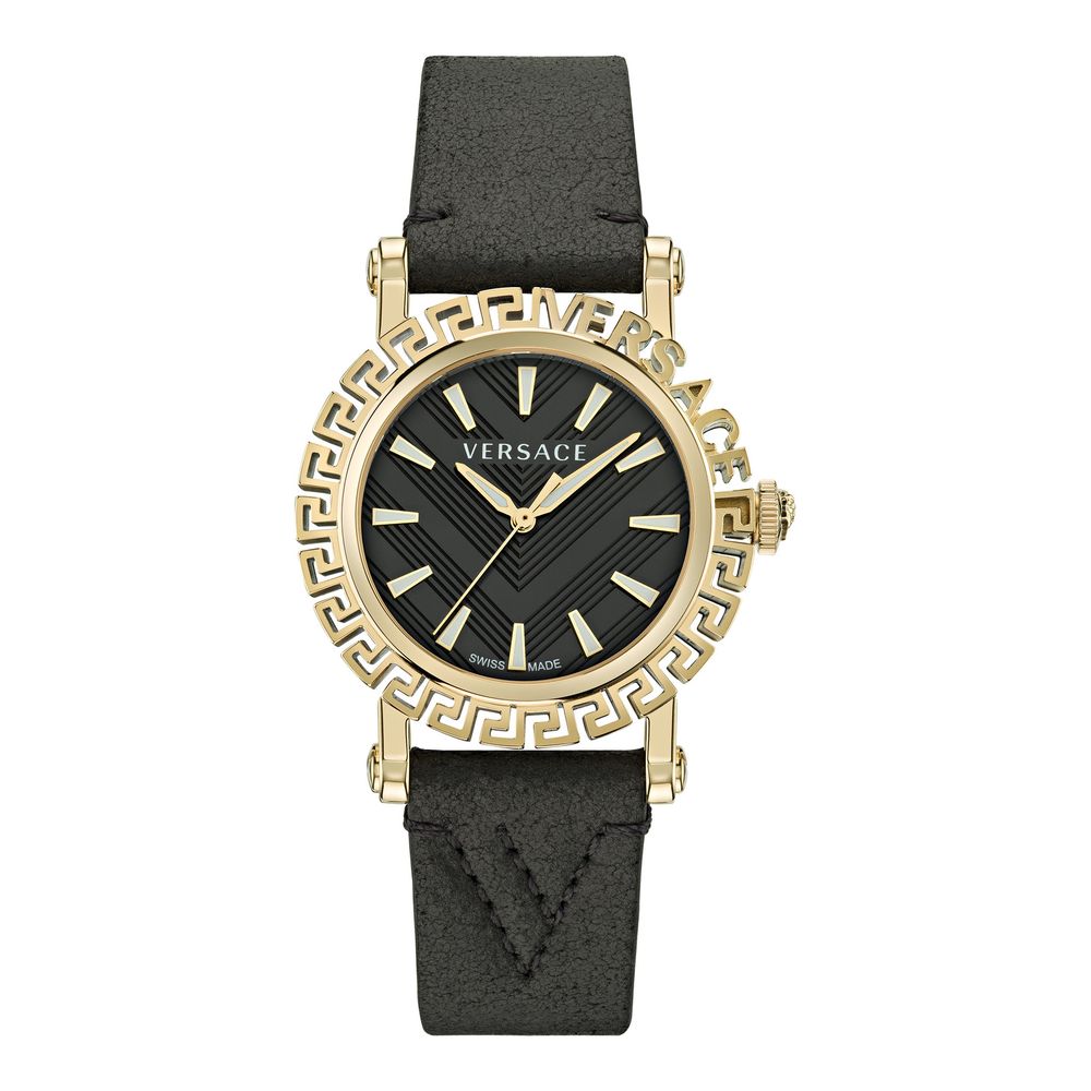 Black Fur Dress Watch
