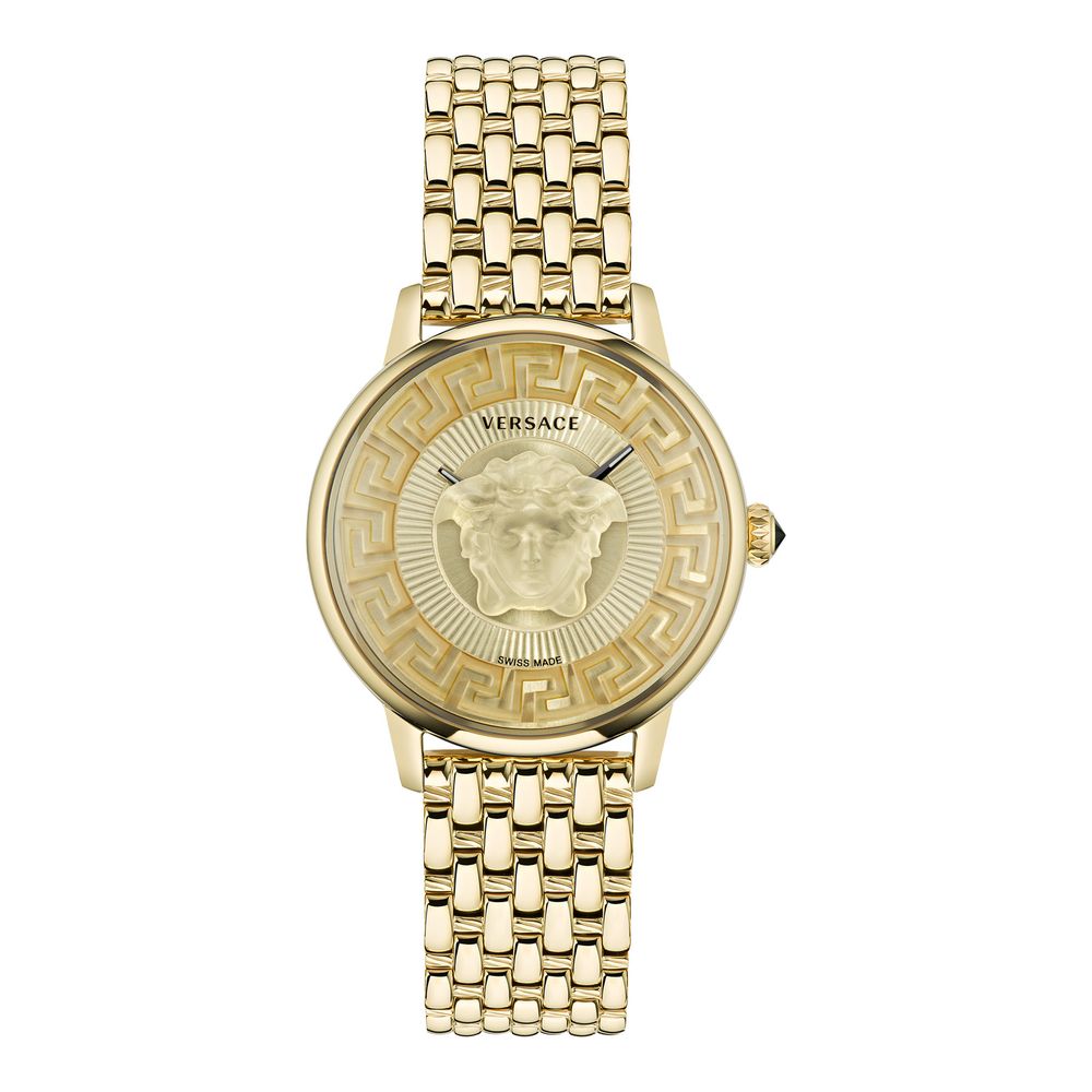 Gold Stainless Steel Dress Watch