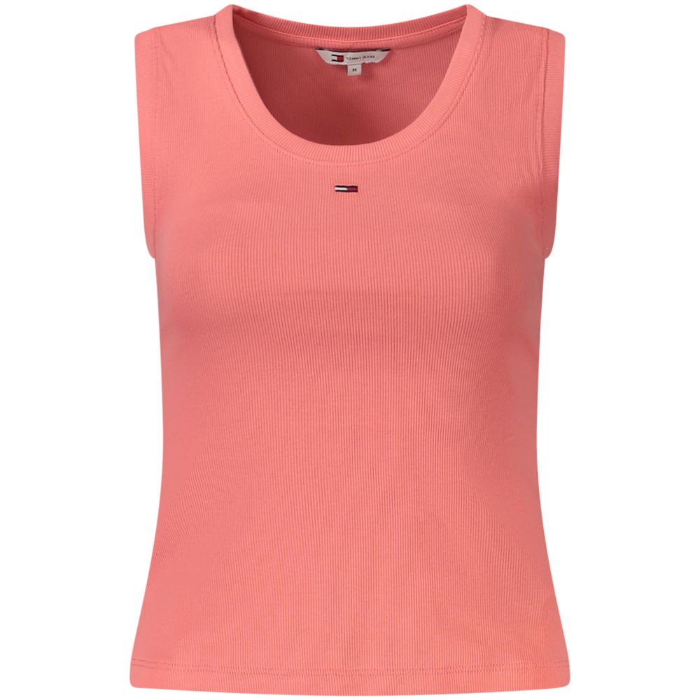 Pink Cotton Women's Tank Top
