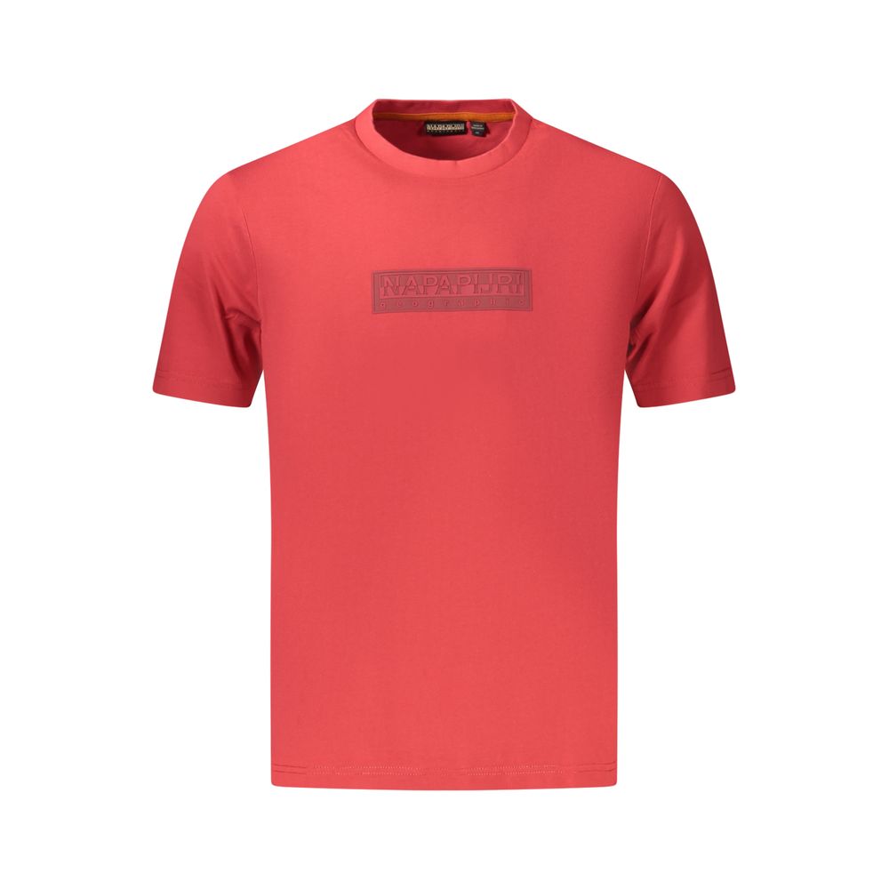Red Cotton Men's T-Shirt