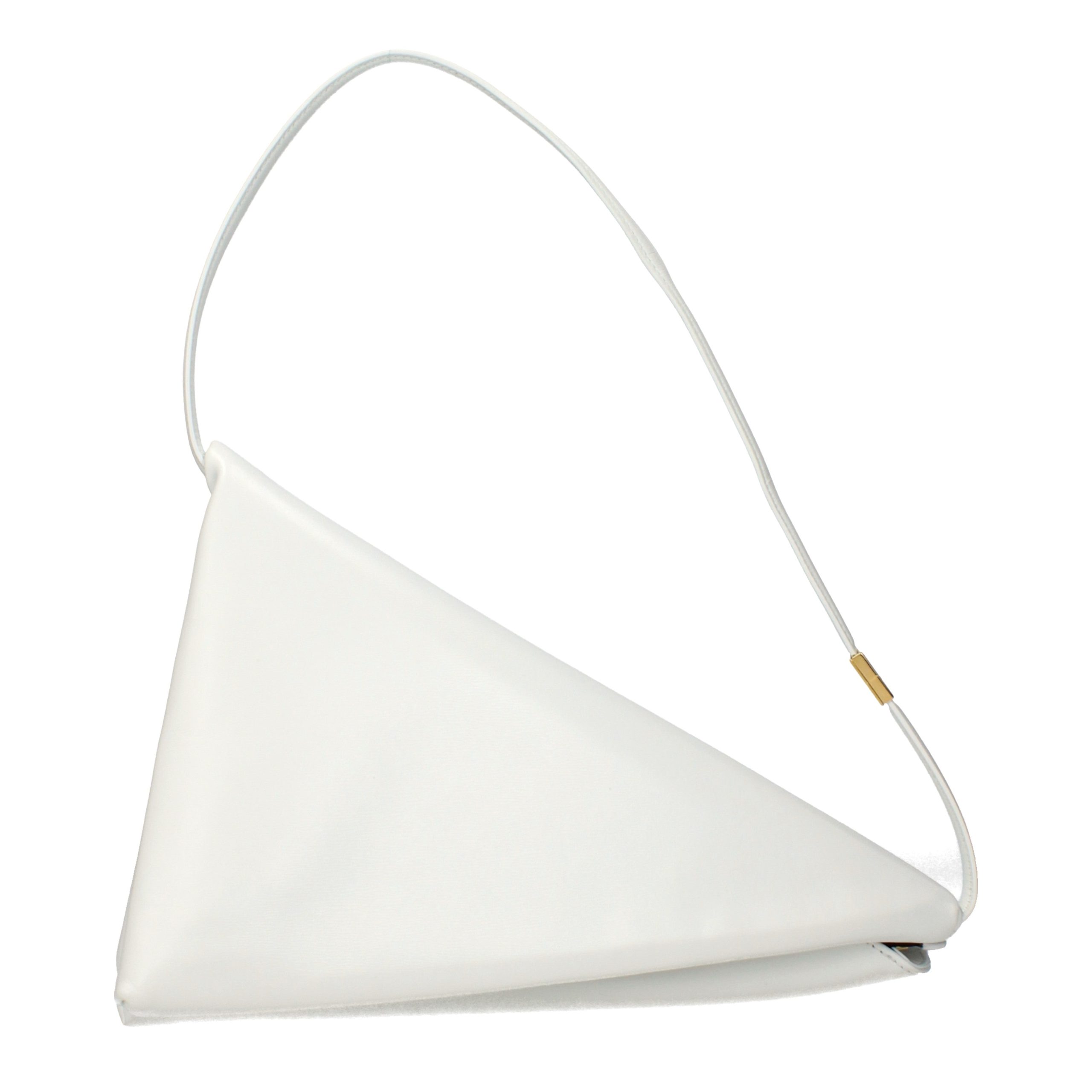 White Leather Shoulder Bag