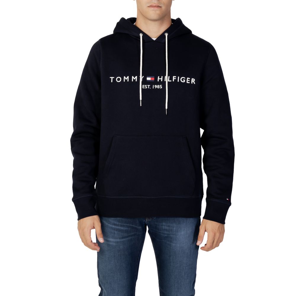 Blue Cotton Hoodie