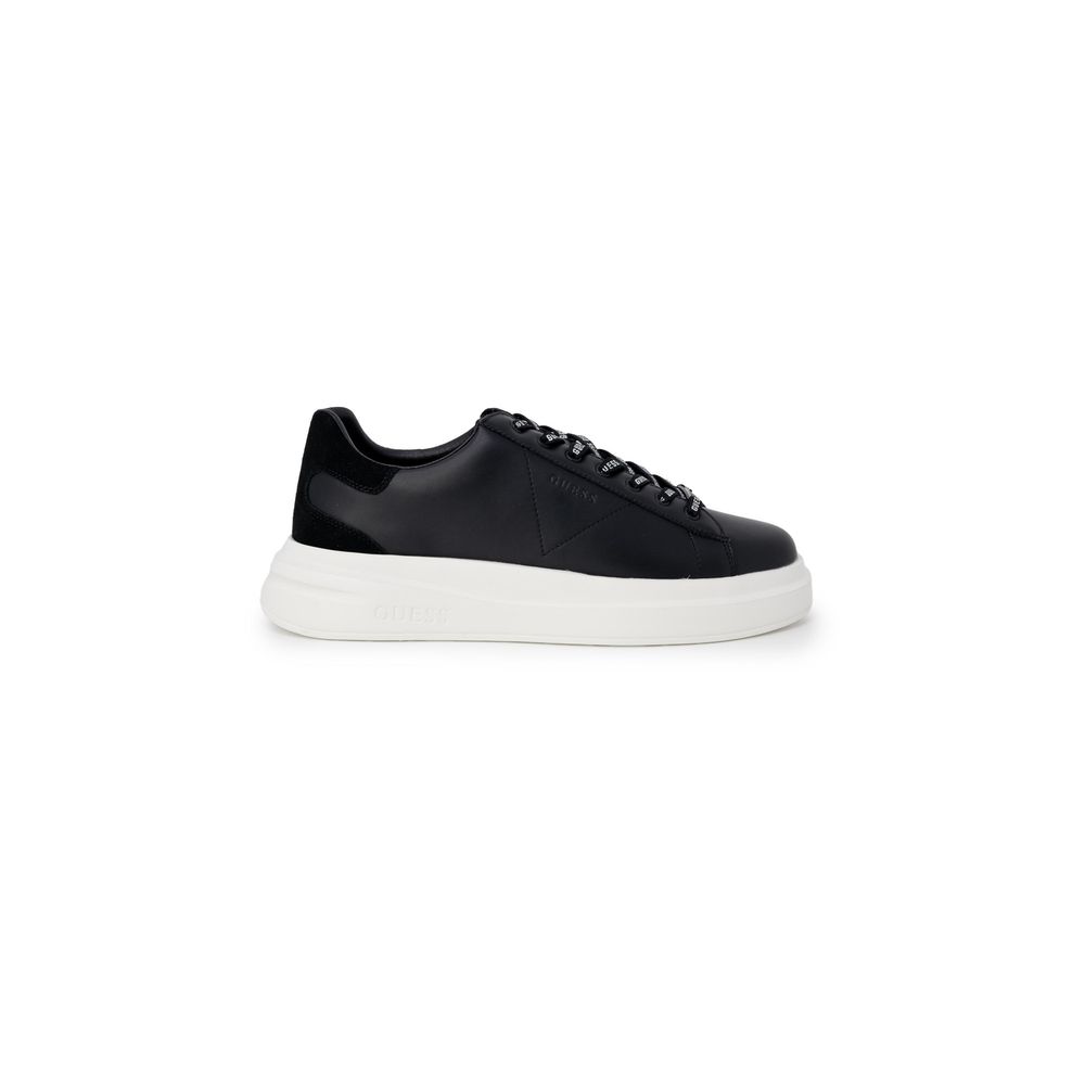 Black Polyethylene Low Top Sneakers