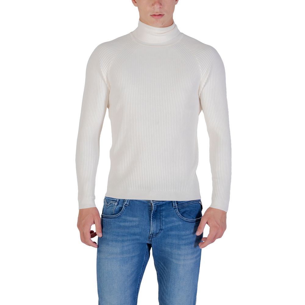 Cream Viscose Turtleneck