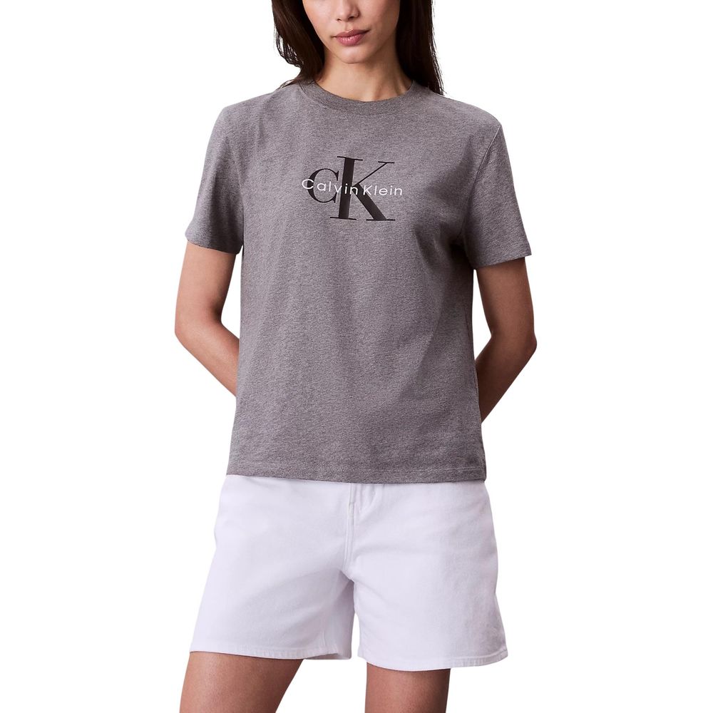 Gray Cotton T-Shirt
