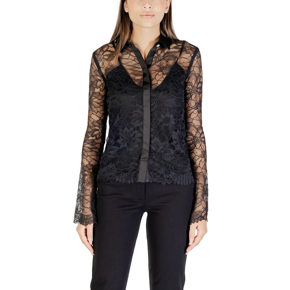 Black Polyamide Blouse