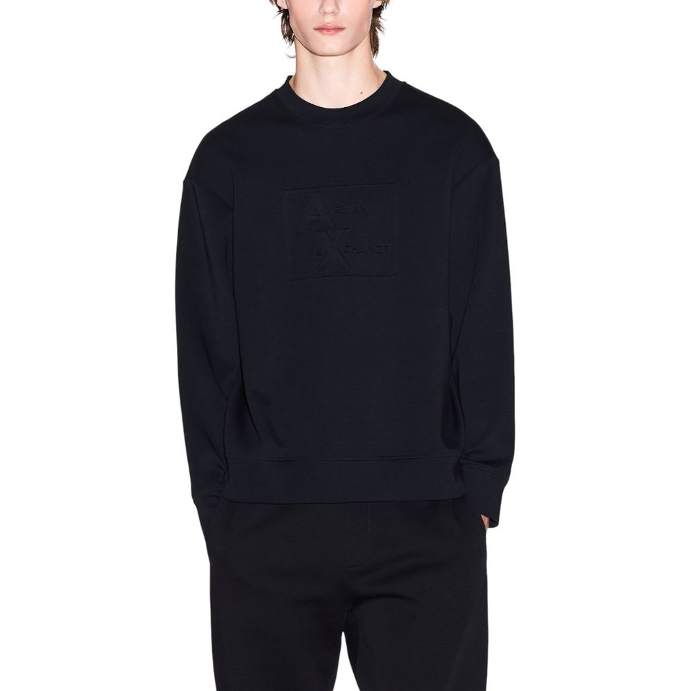 Black Cotton Sweatshirt