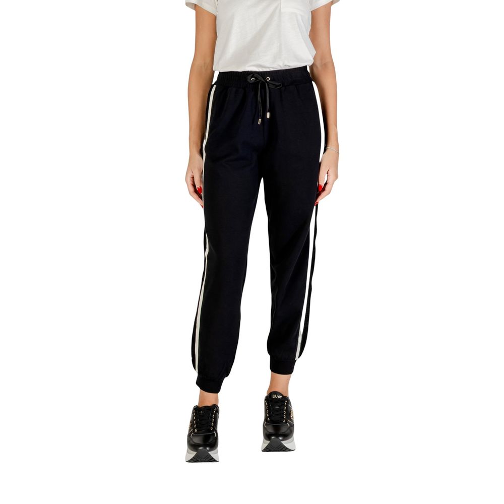 Black And White Cotton Joggers (Workout Pants)