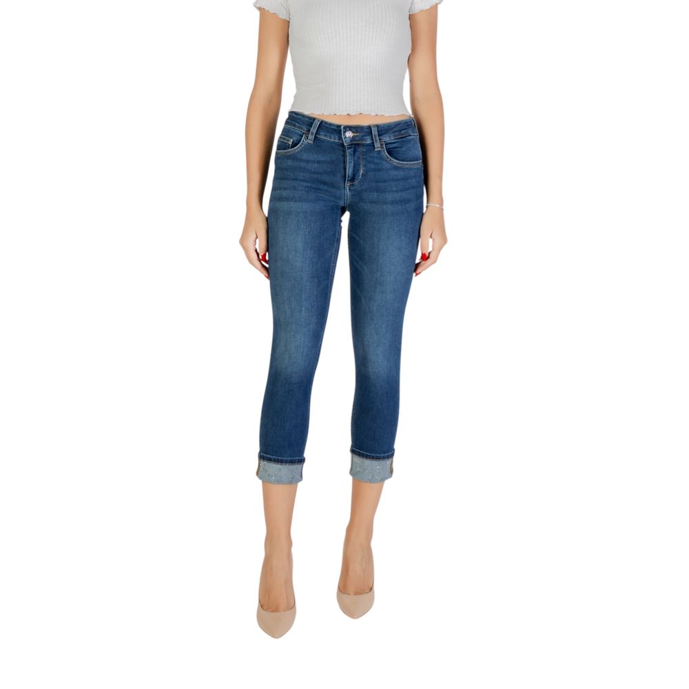Blue Cotton Mom Jeans