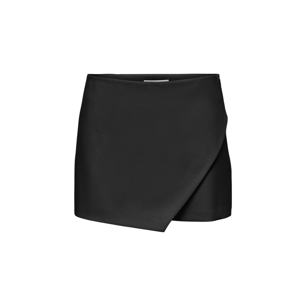 Black Polyester Shorts