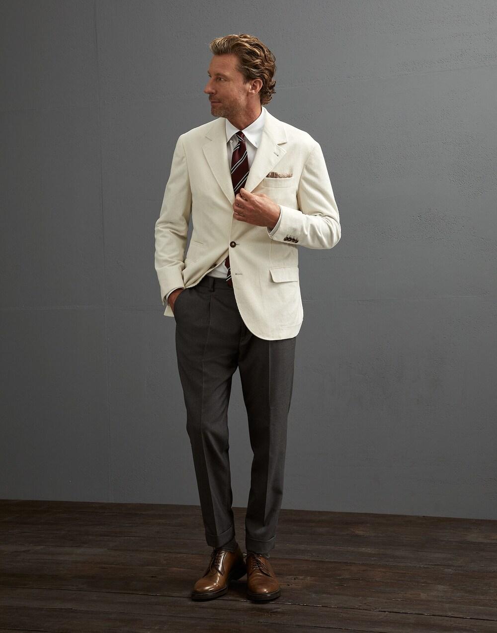 White Cotton Blazer