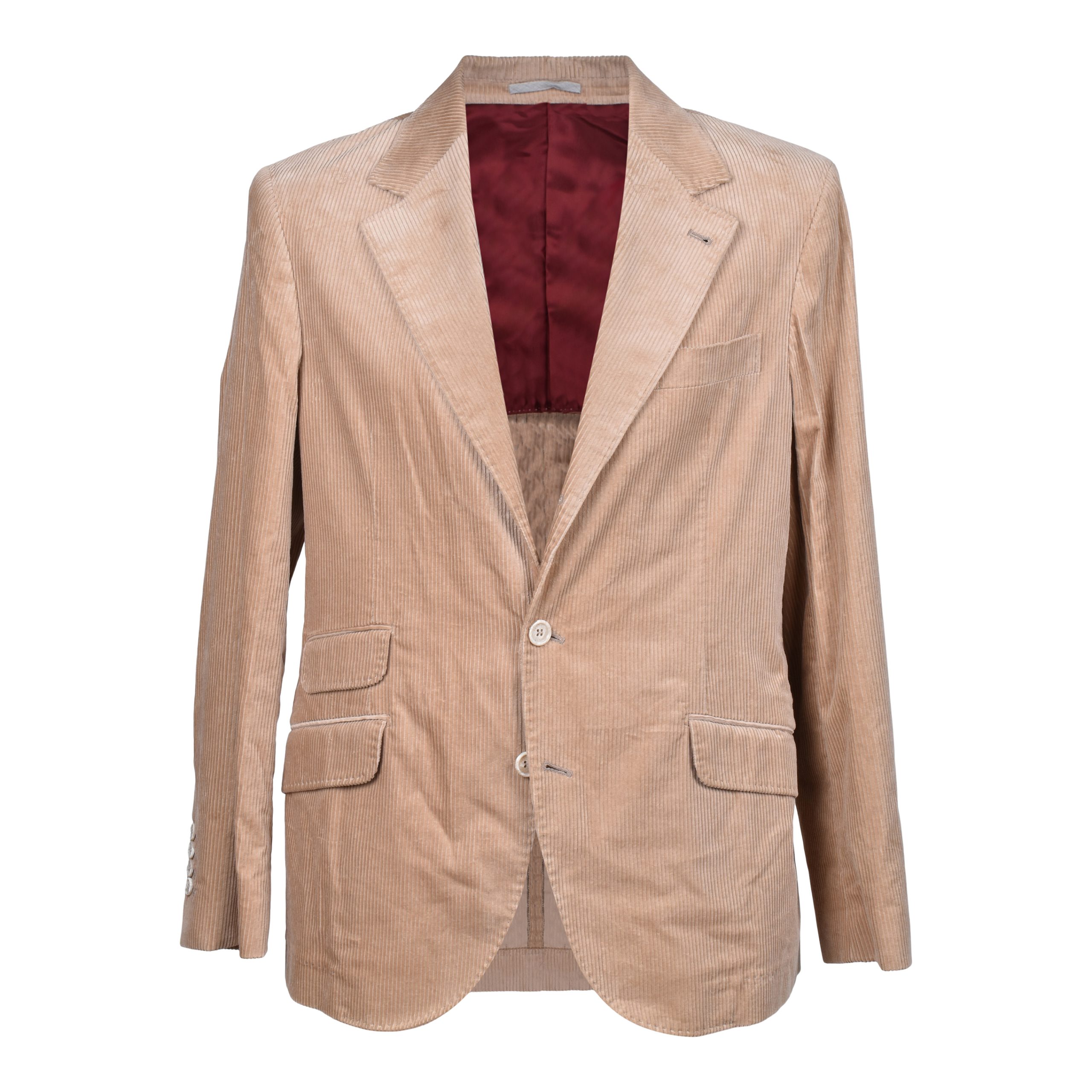 Beige Cotton Blazer