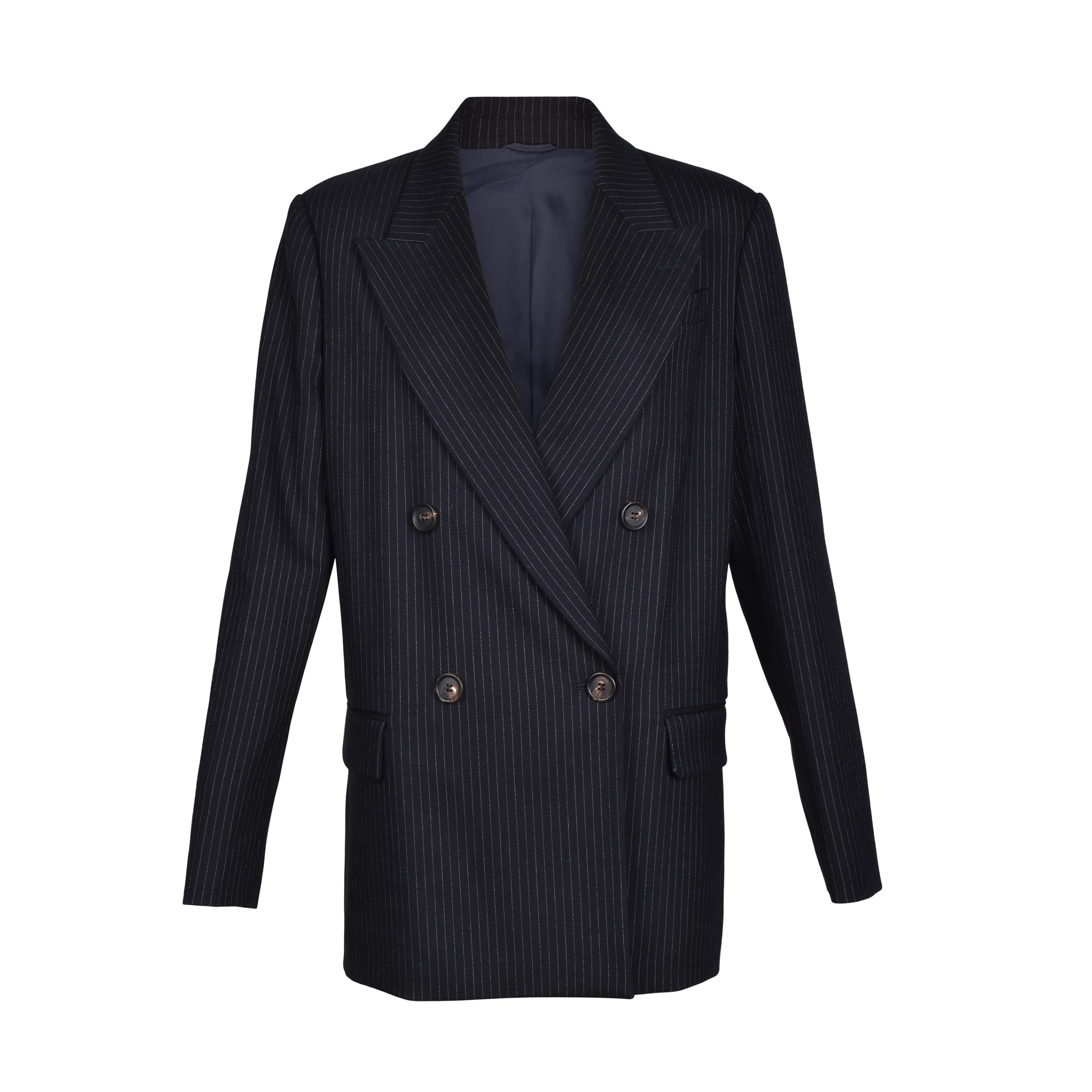 Bicolor Wool Blazer