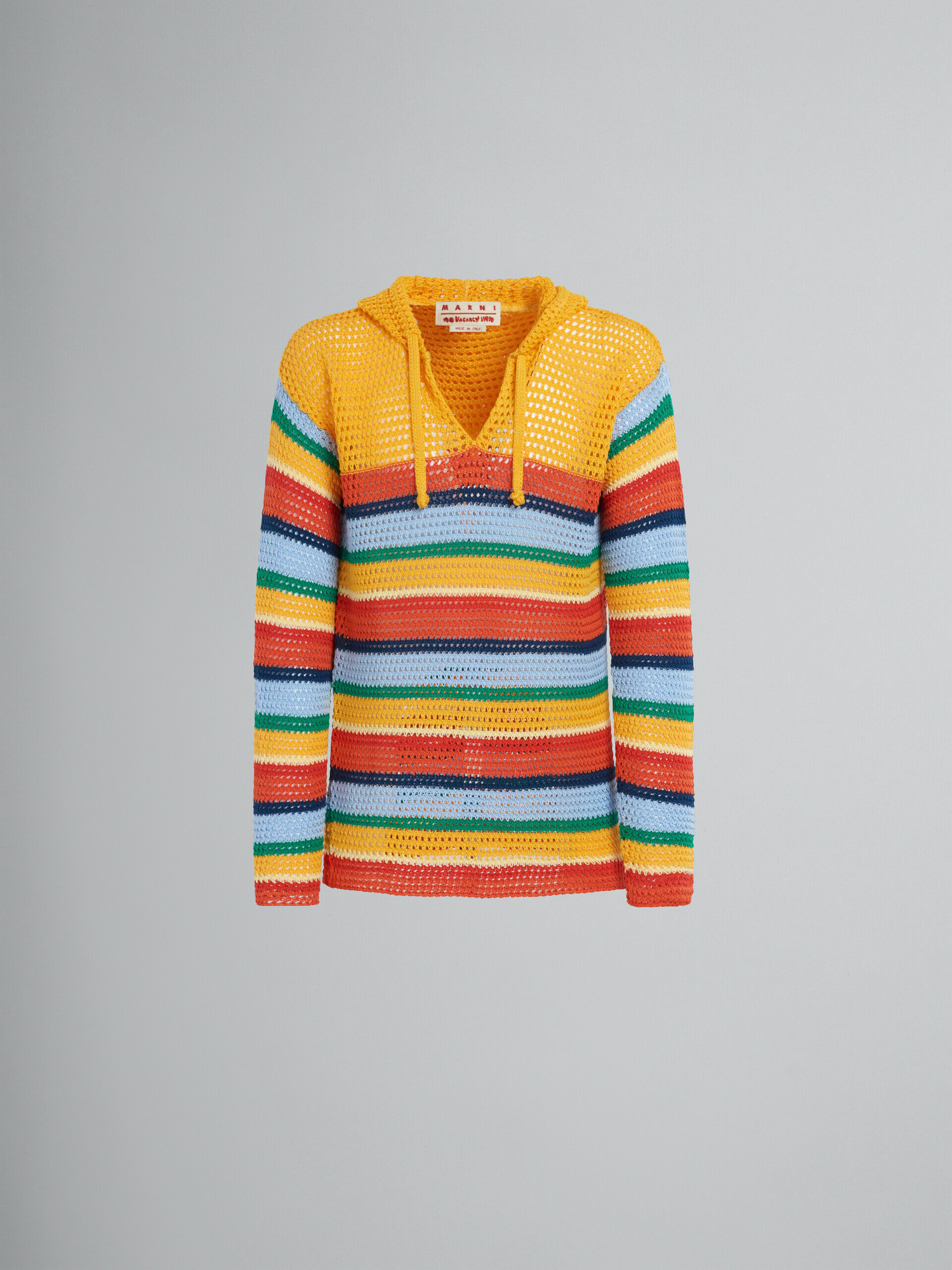 Multicolor Fibres Hoodie
