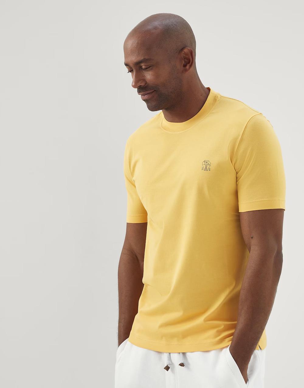 Bicolor Cotton T-Shirt