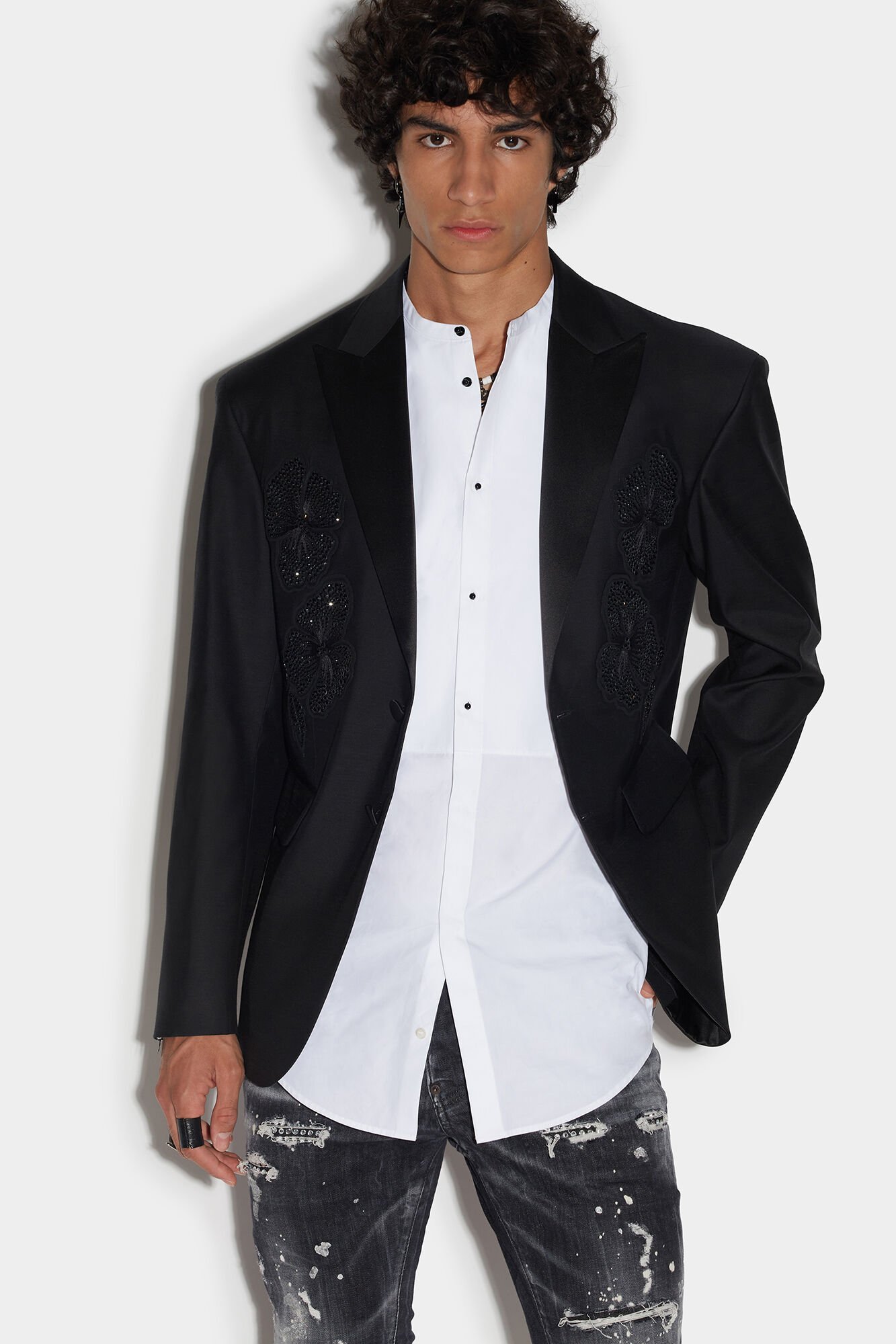 Black Fibres Blazer