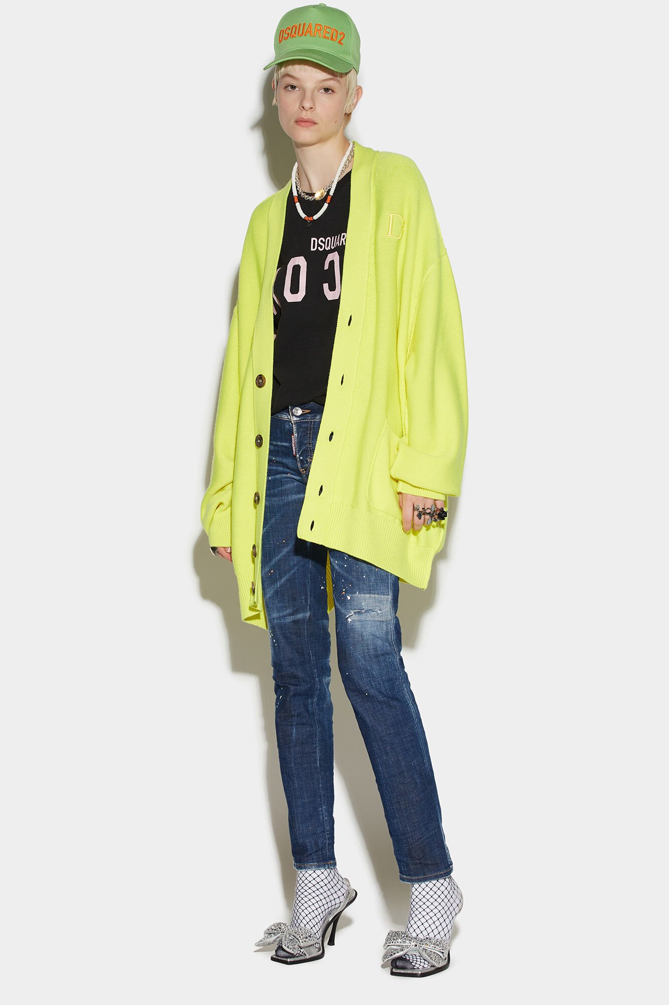 Navy Blue Fibres Skinny Jeans