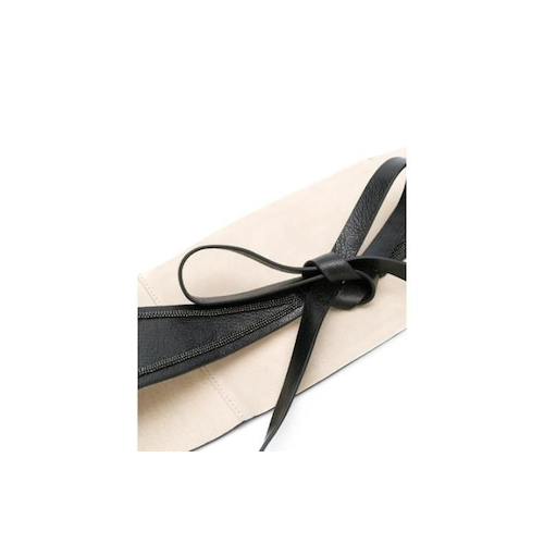 Black Leather High-Waist Belt