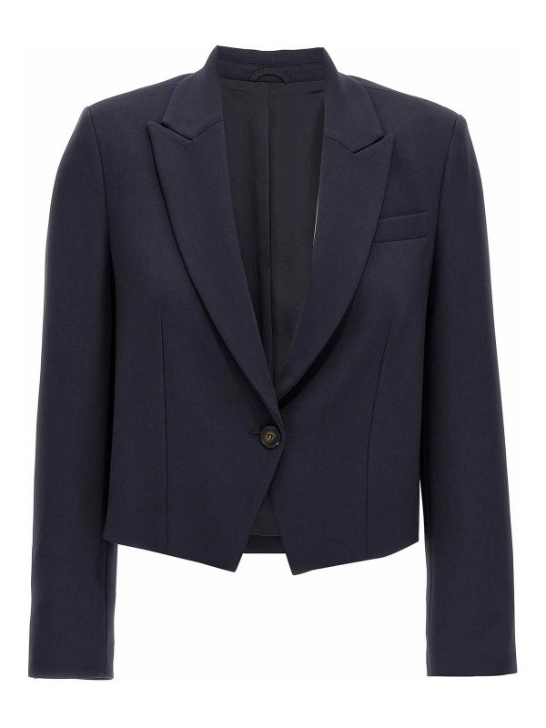 Blue Wool Blazer