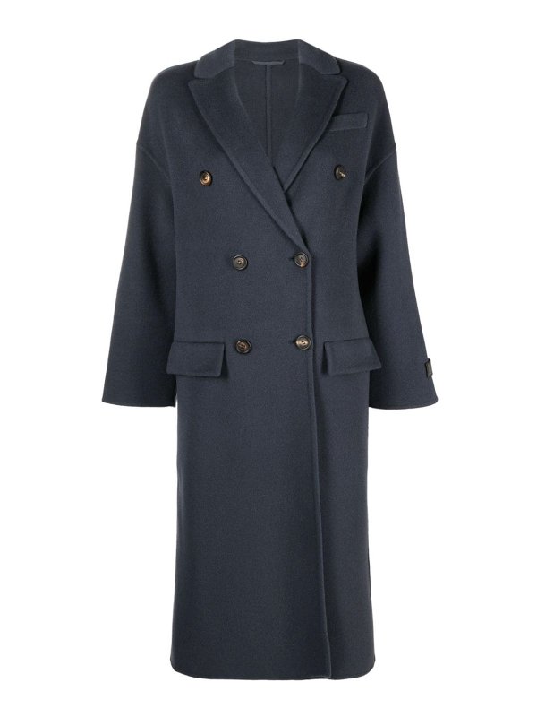 Blue Wool Coat