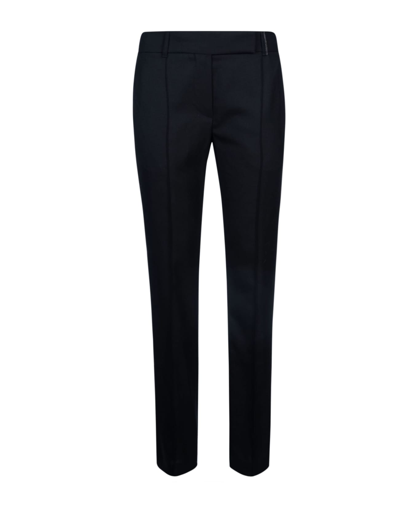 Black Wool Pants