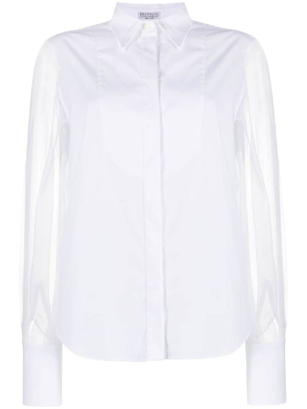 White Cotton Dress Shirt