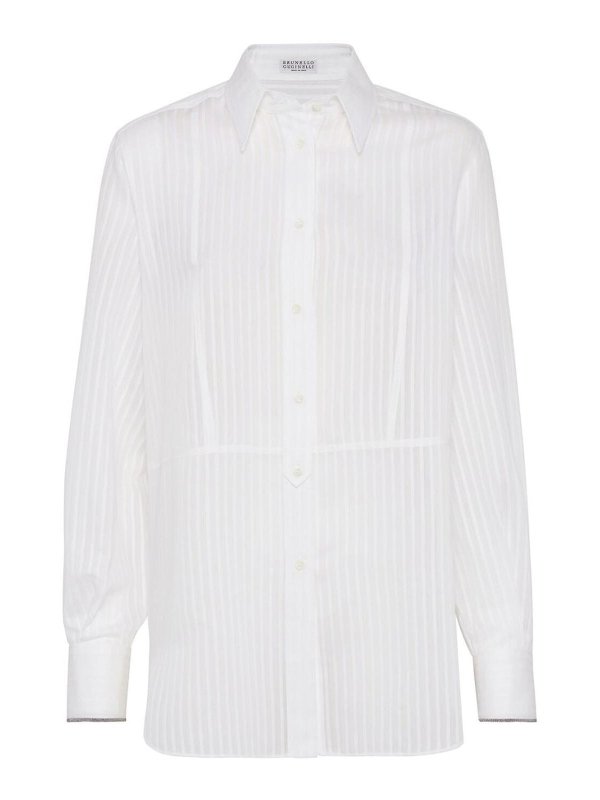White Cotton Dress Shirt