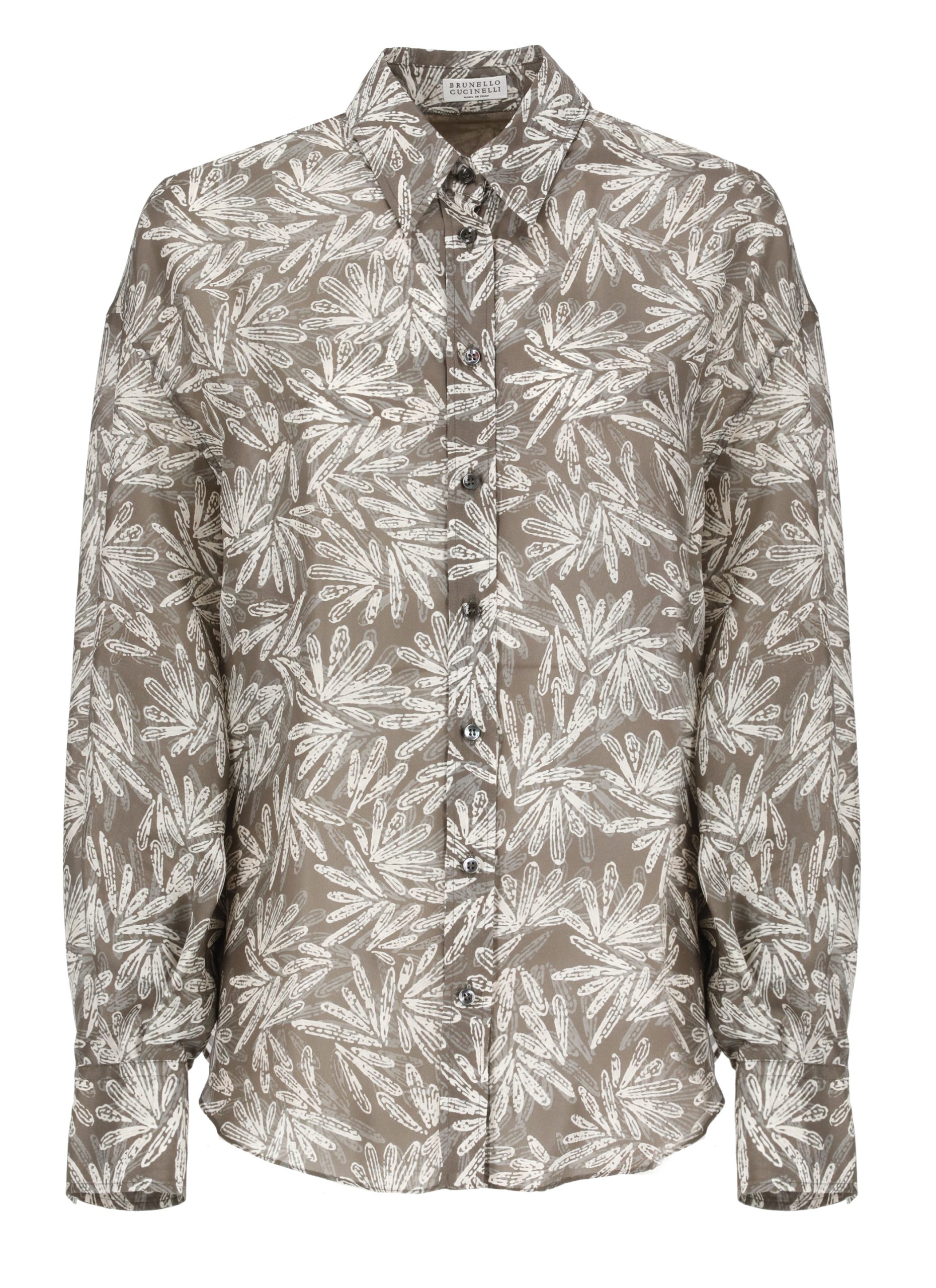 Multicolor Silk Pattern Shirt