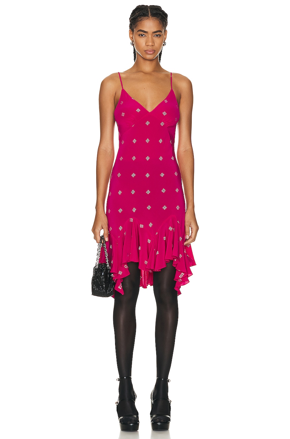 Fuchsia Fibres Casual Dress