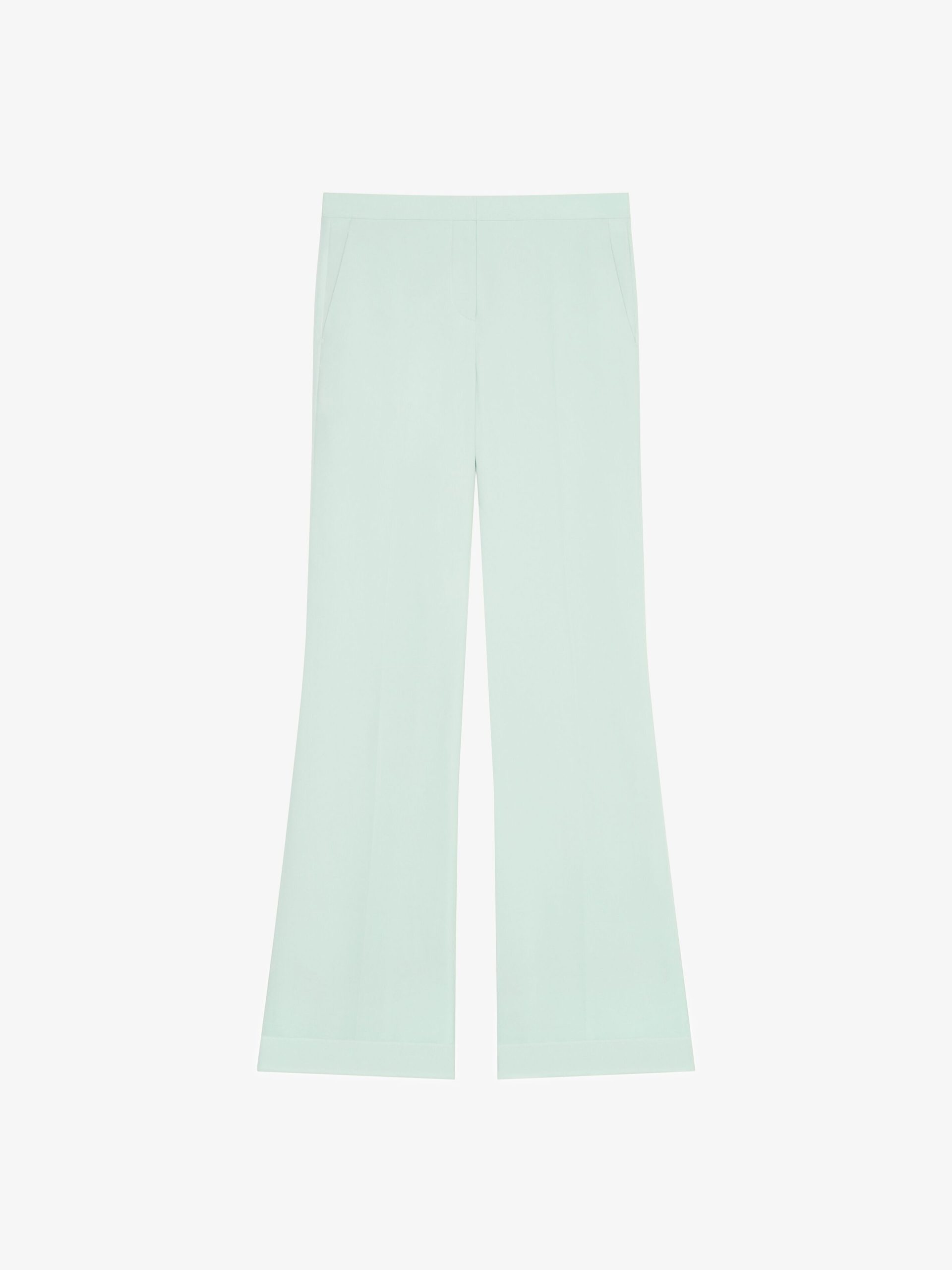 Green Fibres Flared Pants