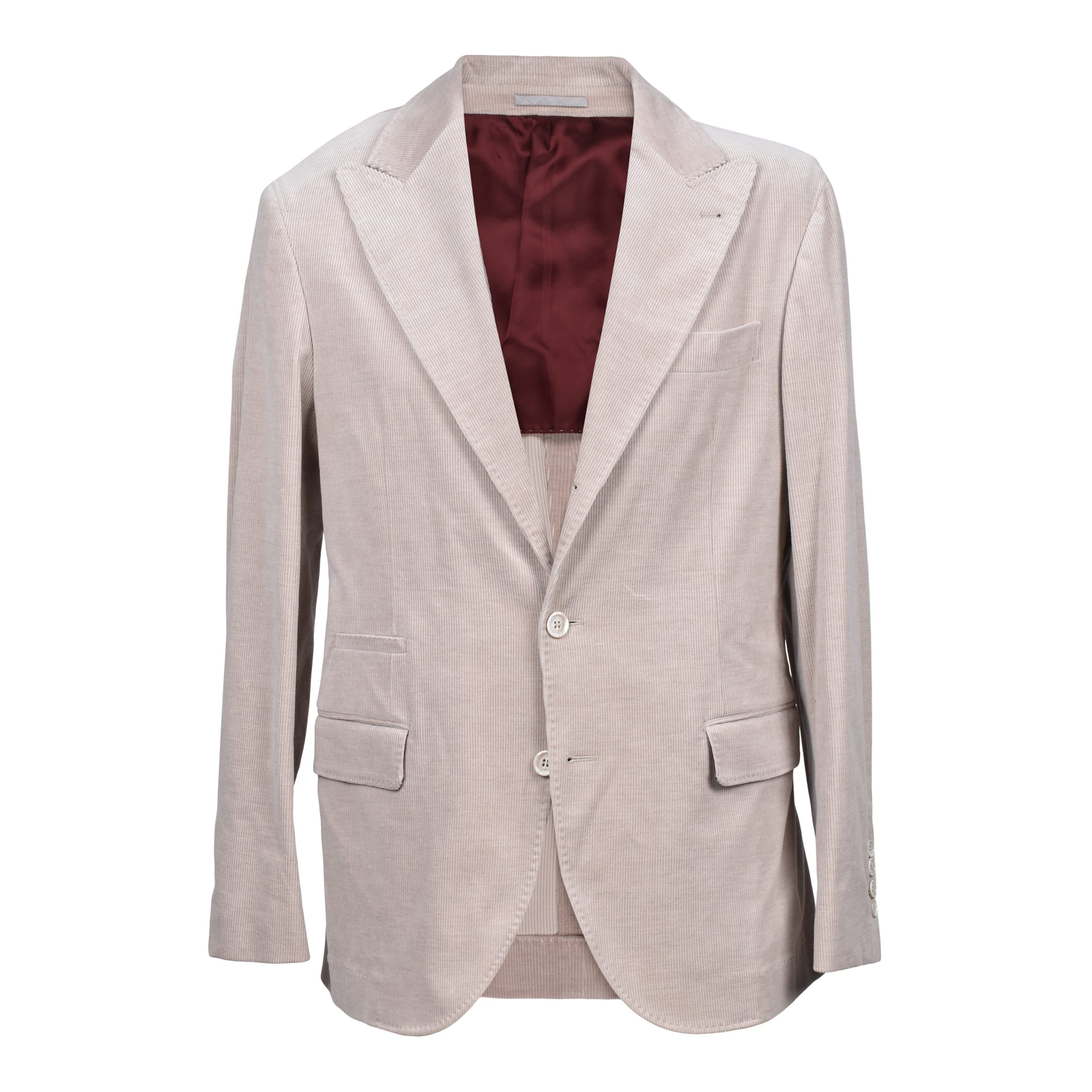 Beige Cotton Blazer