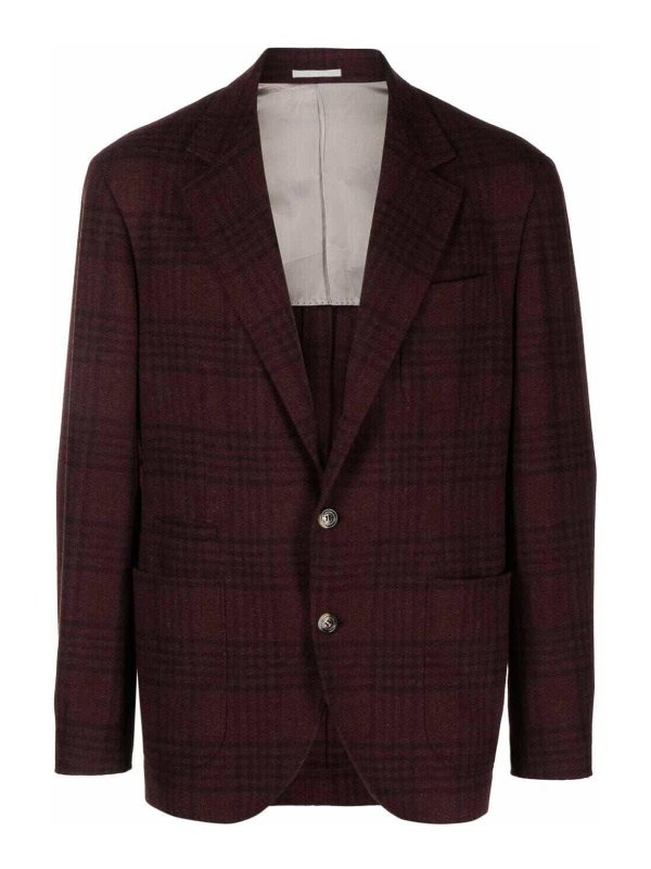 Purple Wool Blazer