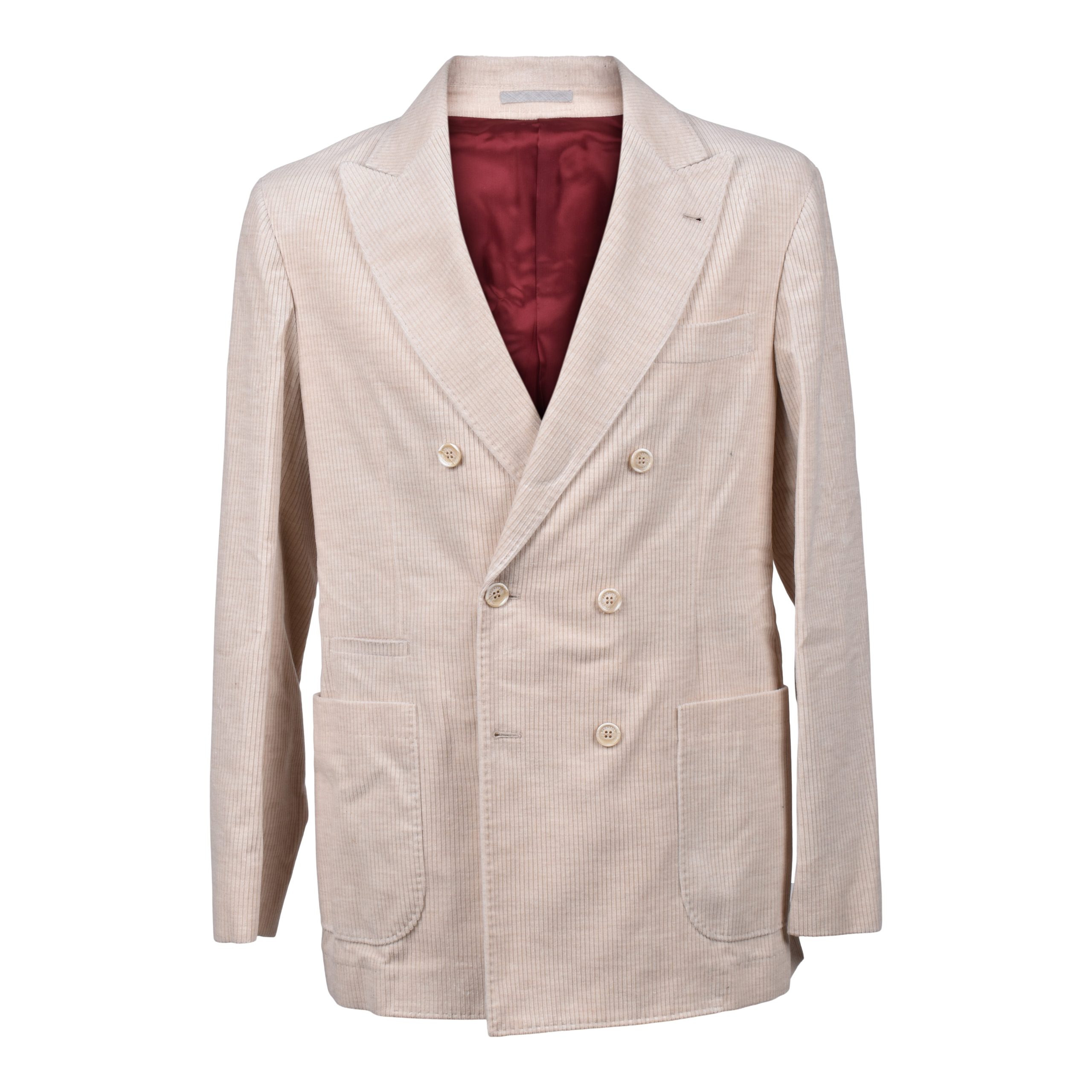 Beige Cotton Blazer