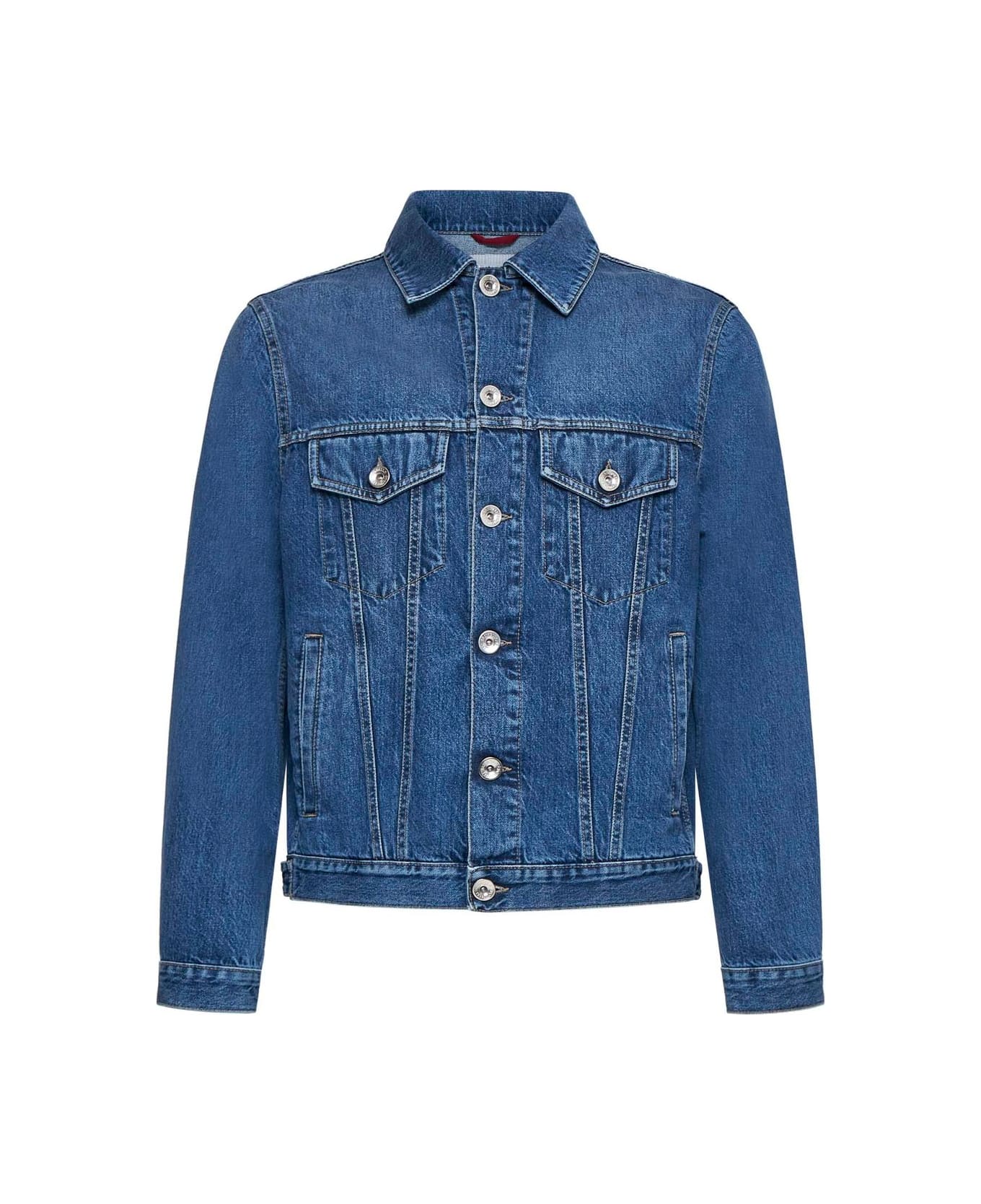 Blue Cotton Denim Jacket