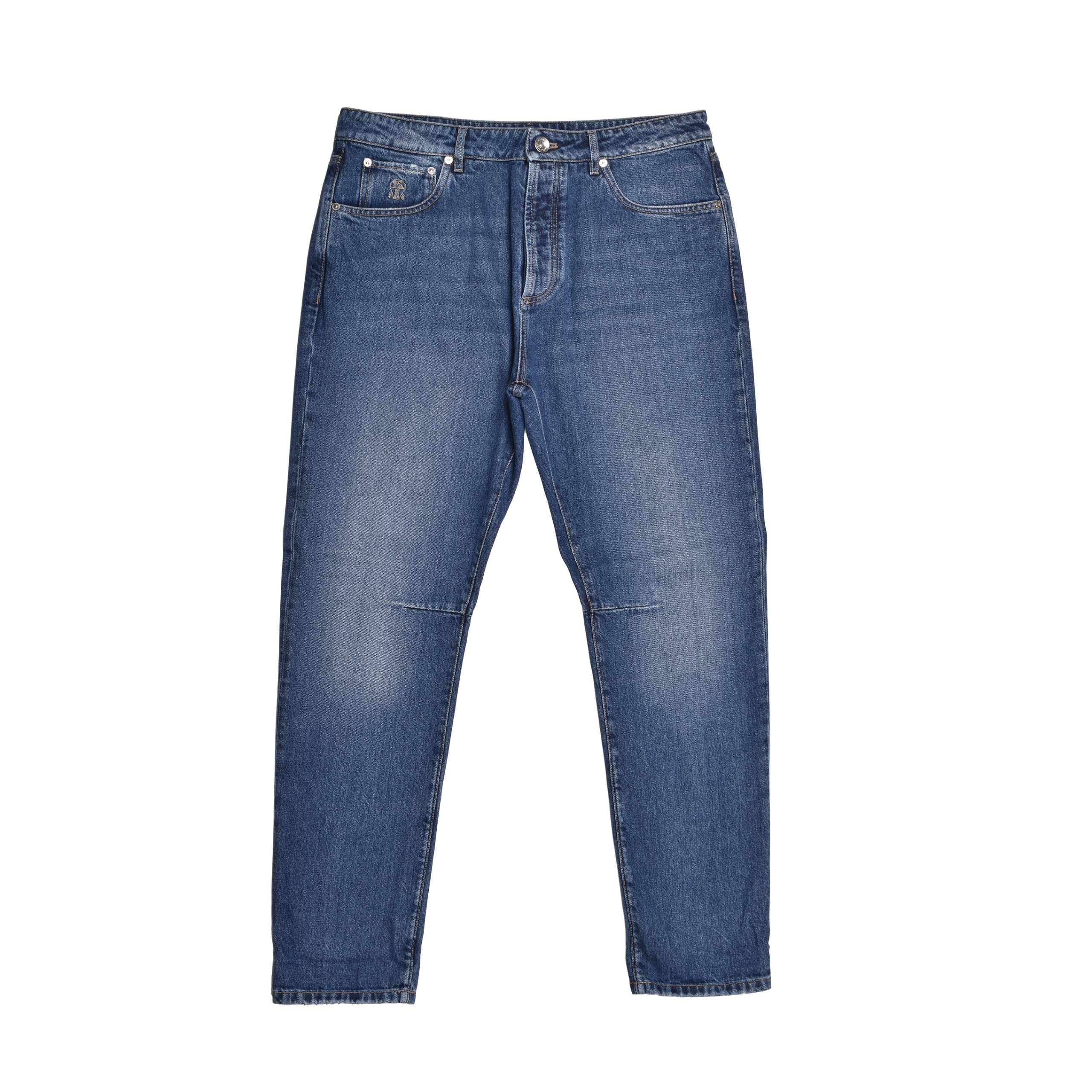 Blue Cotton Jeans Denim