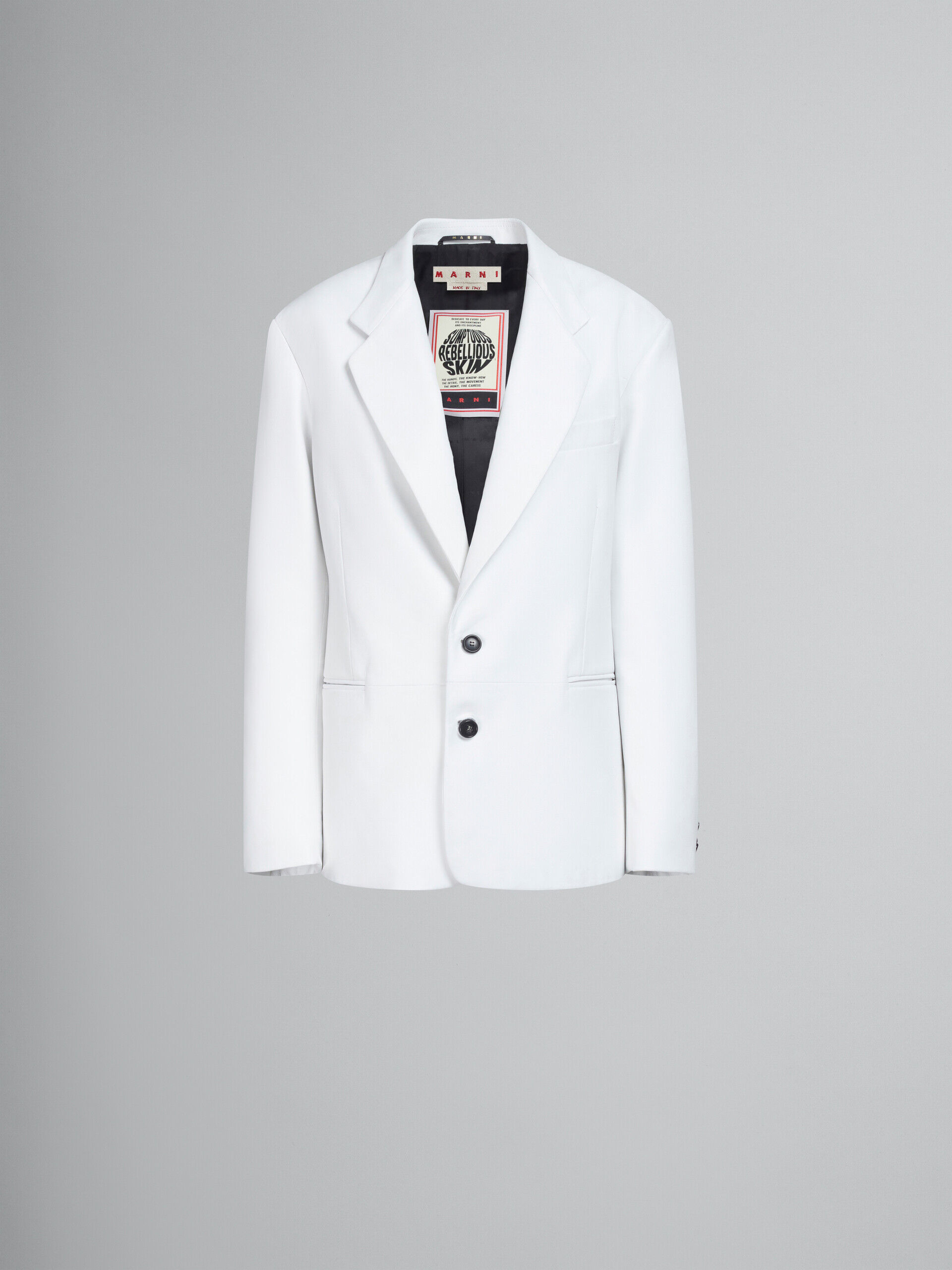 White Fibres Jackets And Coat