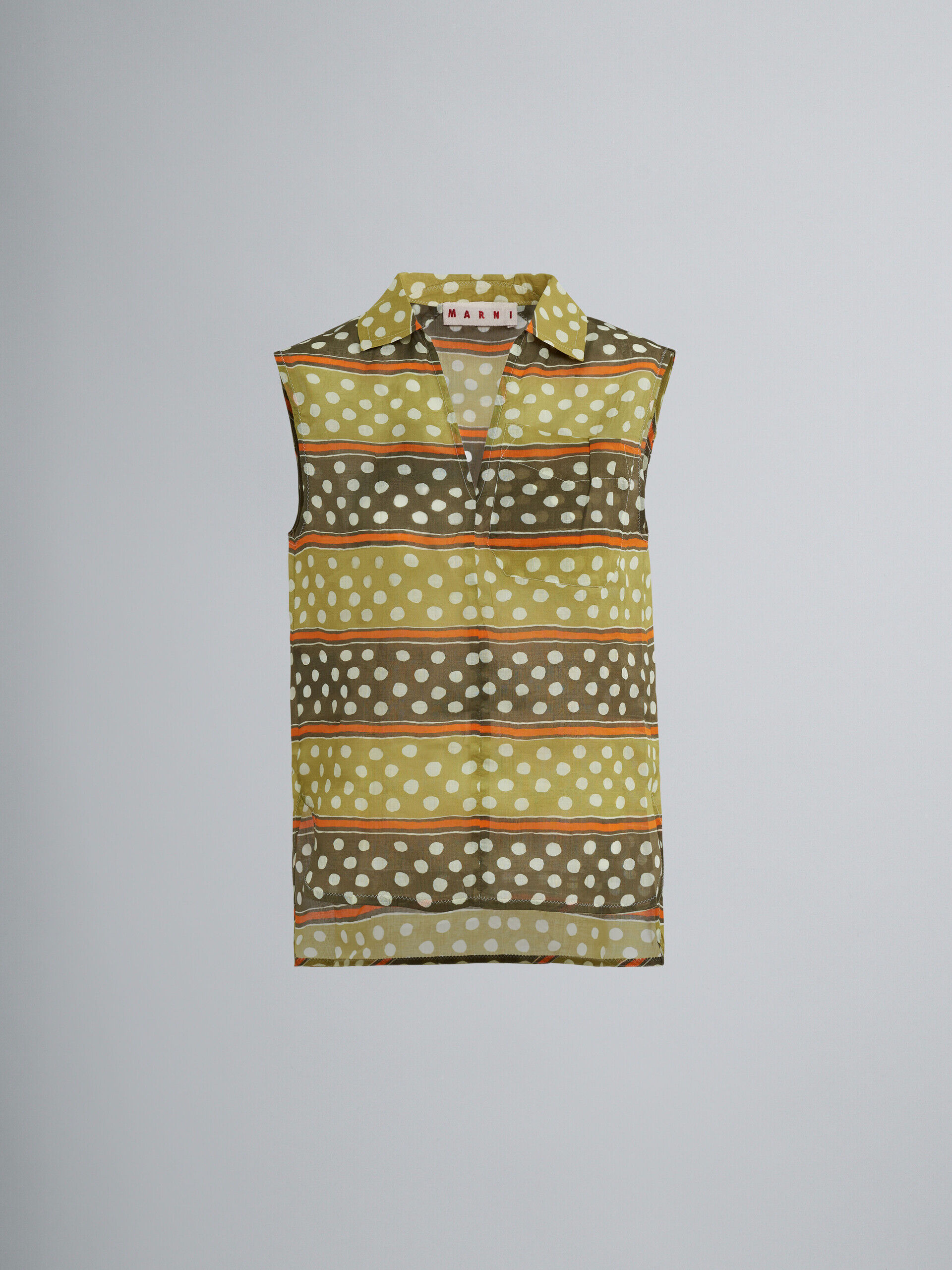 Green Fibres Pattern Shirt