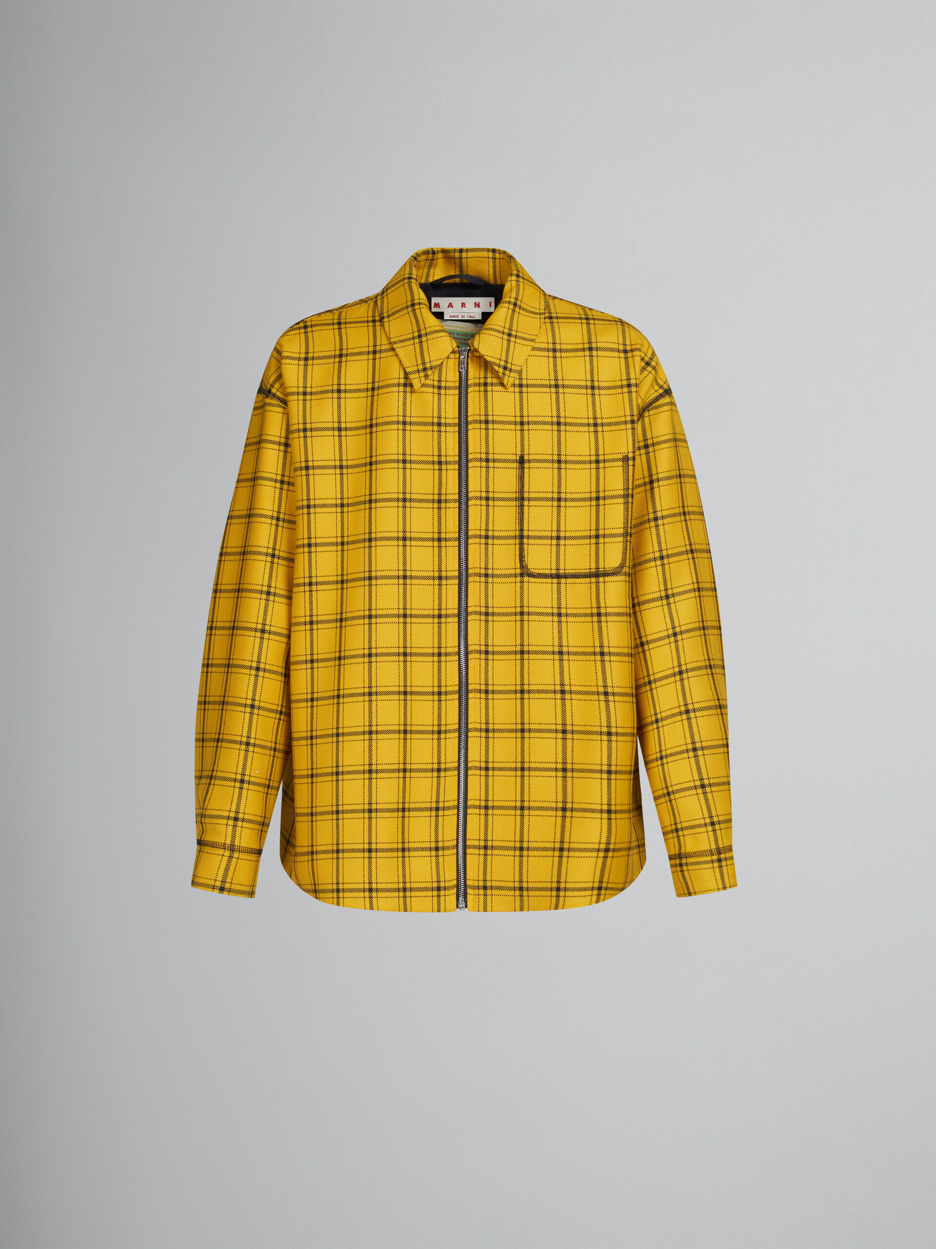 Yellow Fibres Coat
