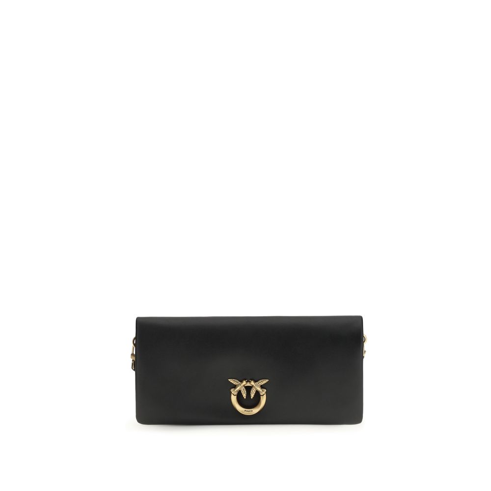 Black Calf Leather Bos Taurus Clutch Bag