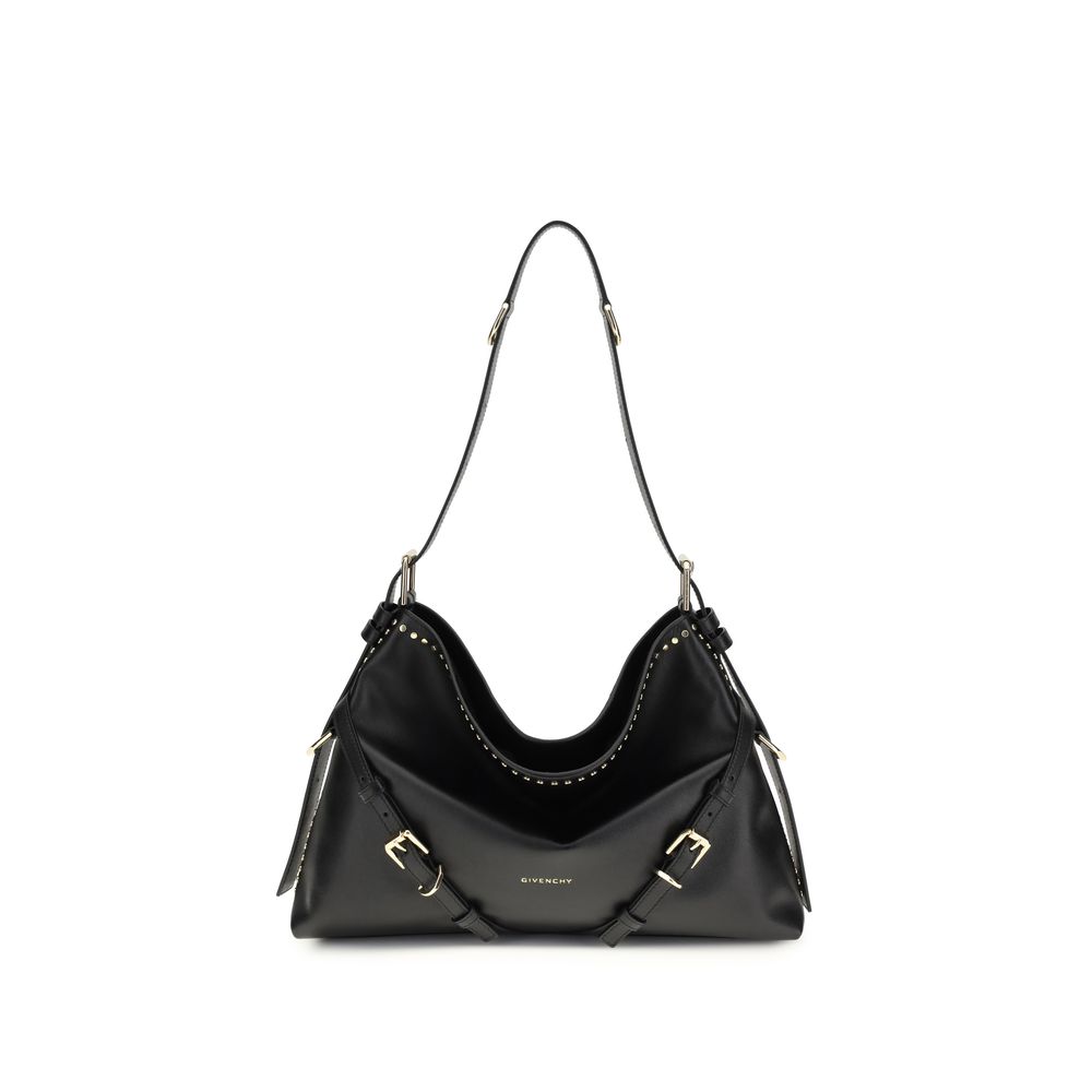 Black Calf Leather Bos Taurus Shoulder Bag