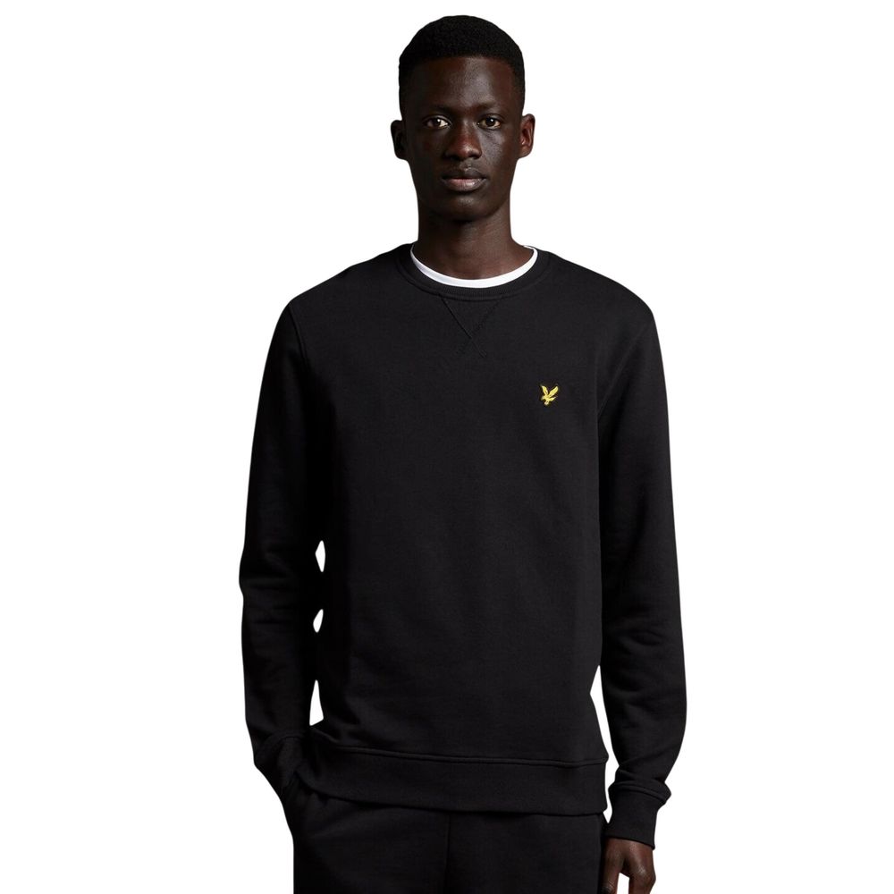 Black Cotton Sweatshirt