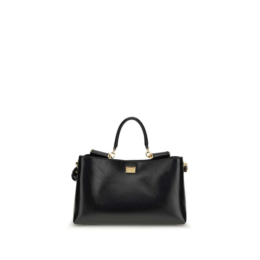 Black Calf Leather Bos Taurus Handbag