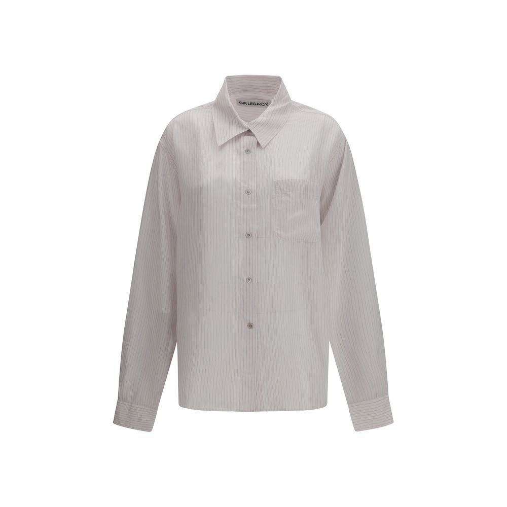 White Copper Dress Shirt
